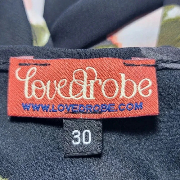 Lovedrobe Floral Trumpet Sleeve Blouse or Bathing Suit Covering Size 30 - Picture 5 of 6